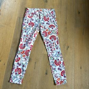 Anthropologie flower pants size 27